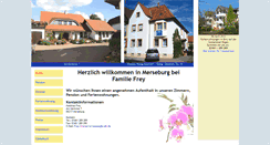 Desktop Screenshot of frey-merseburg-zimmervermietung.de